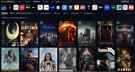 Prehľad streamovacích služieb a dostupnosť filmu