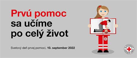 Logo projektu Prvá pomoc a slovenská vlajka