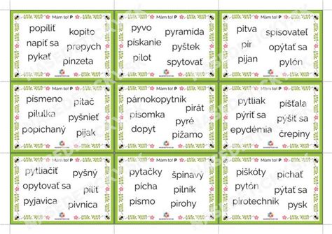 Ilustrácia pexesa s tvrdými spoluhláskami