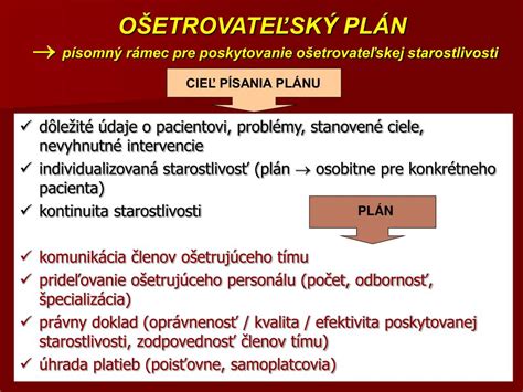 Ošetrovateľský plán pre pacienta s Crohnovou chorobou