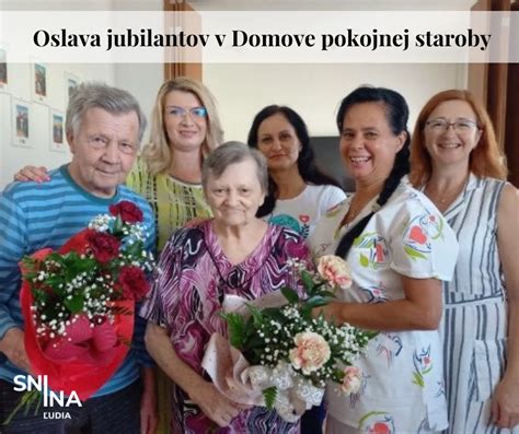 Fotografie z oslavy výročia Domova pokojnej staroby