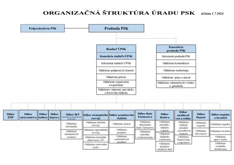 Organizačná štruktúra a kontrolné mechanizmy PSK
