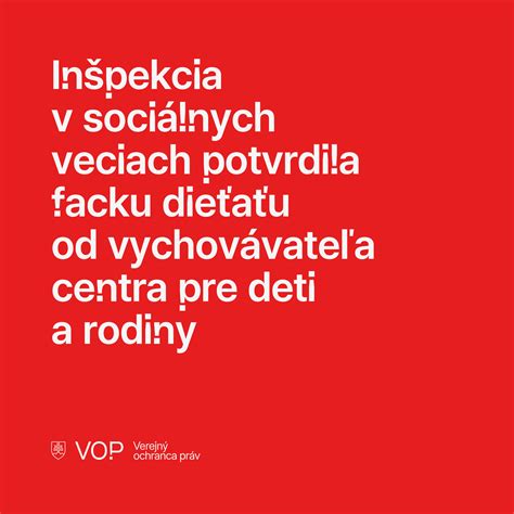 Pôsobnosť Inšpekcie v sociálnych veciach