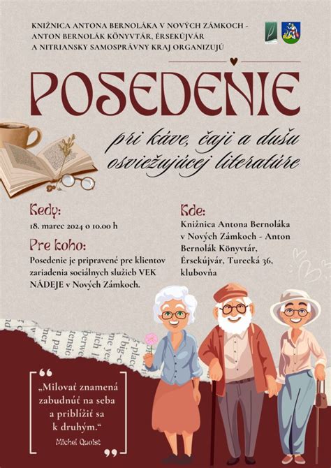 Seniori sa rozprávajú pri káve
