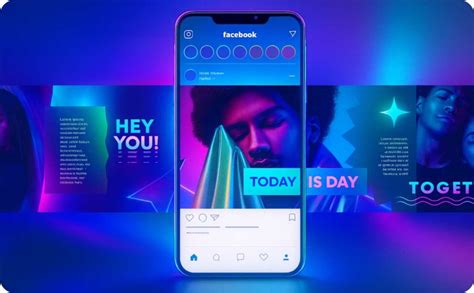 Príklad Facebook Carousel príspevku