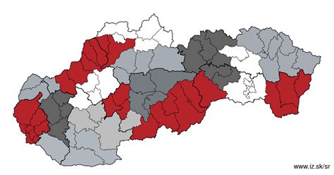 Mapa: Zľavy pre ZŤP osoby v regiónoch Slovenska