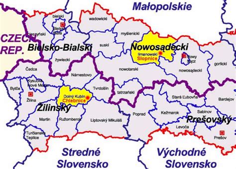 Mapa cezhraničnej spolupráce Bardejov-Gorlice-Krynica