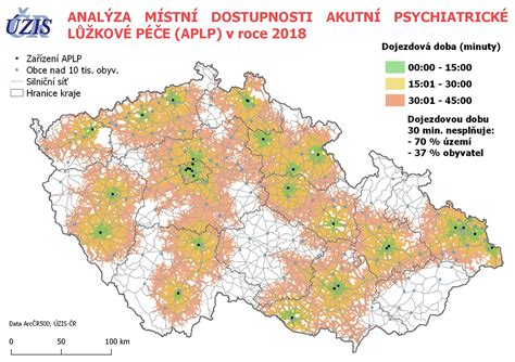 Mapa psychiatrických ambulancií v Nitre