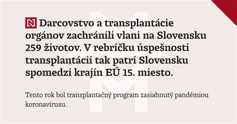 Darcovstvo orgánov na Slovensku