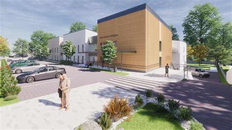 Vizualizácia novostavby Domova seniorov HOLUBNICA v Spišskej Novej Vsi