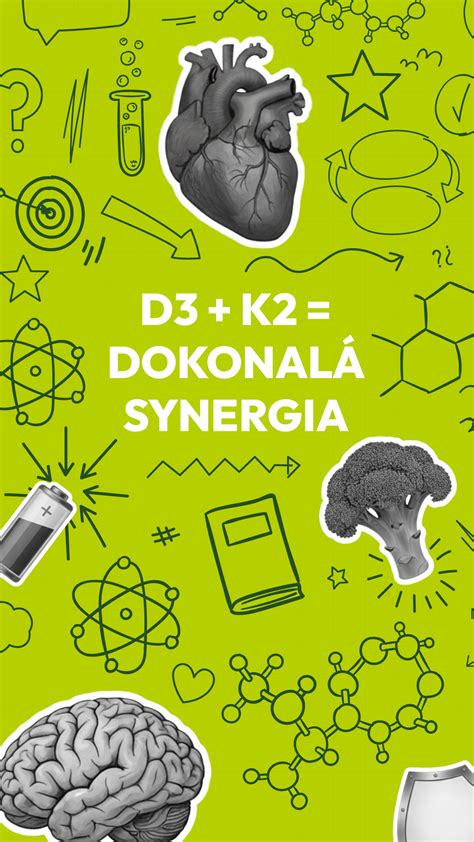 Infografika o dôležitosti vápnika, vitamínu D3 a K2 pre zdravie kostí