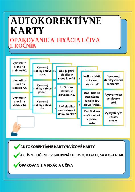 Deti používajúce autokorektívne karty