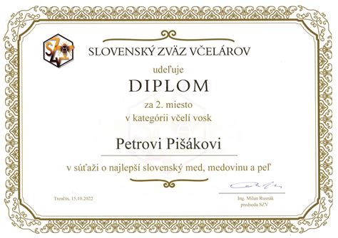 Diplom o špecializácii sestry v pediatrii
