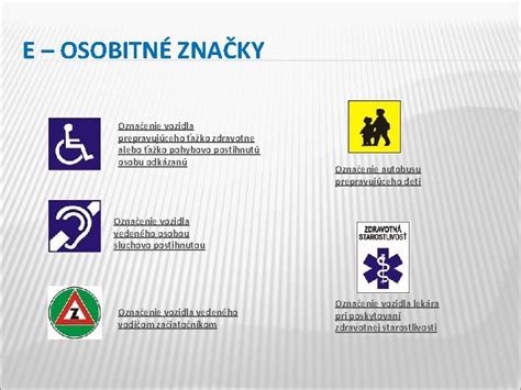 Osobitné označenie vozidla ťažko zdravotne postihnutého