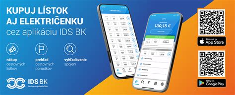 Mobilná aplikácia IDS BBSK pre nákup lístkov a dobíjanie kreditu