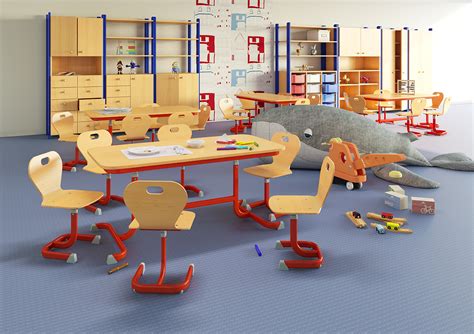 Príklady ergonomického nábytku pre materské školy