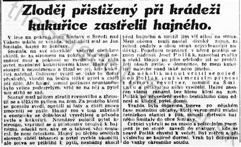 Články z dobových novín o kurióznych úmrtiach