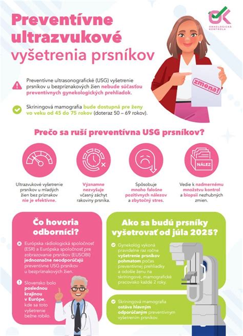 Prehľad bezplatných preventívnych vyšetrení v Union poisťovni
