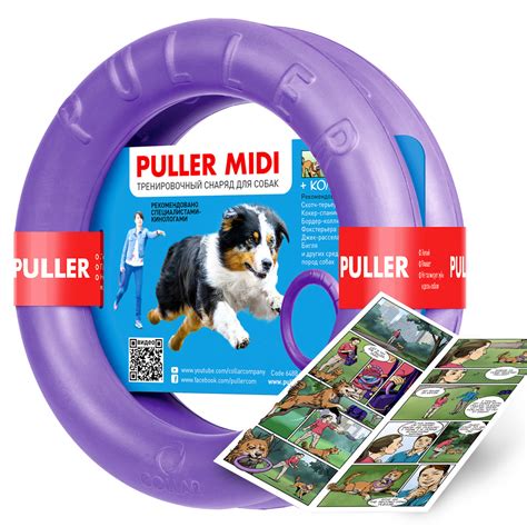 Pes trénujúci s PULLER Midi