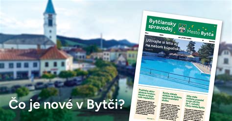 Ilustrácia: Mesto Bytča a jeho budova mestského úradu