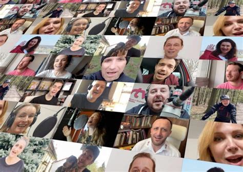 Koláž fotografií známych osobností zo šoubiznisu