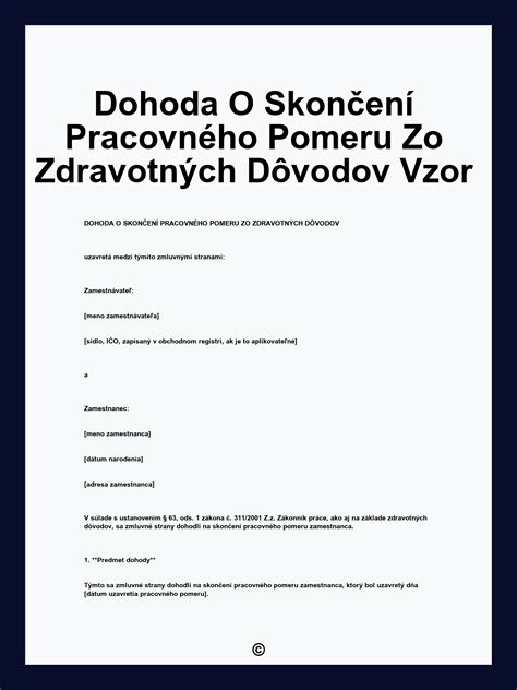 Séma: Rozhodovací strom pre ukončenie pracovného pomeru zo zdravotných dôvodov