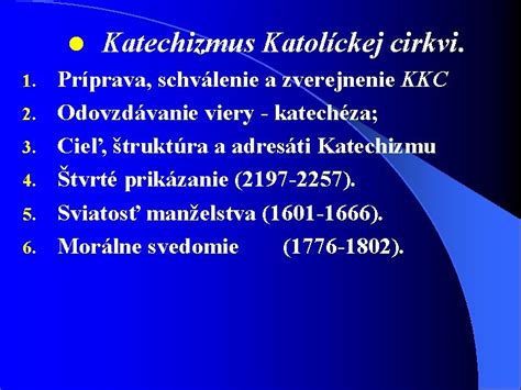Základné princípy manželstva podľa Katechizmu Katolíckej cirkvi