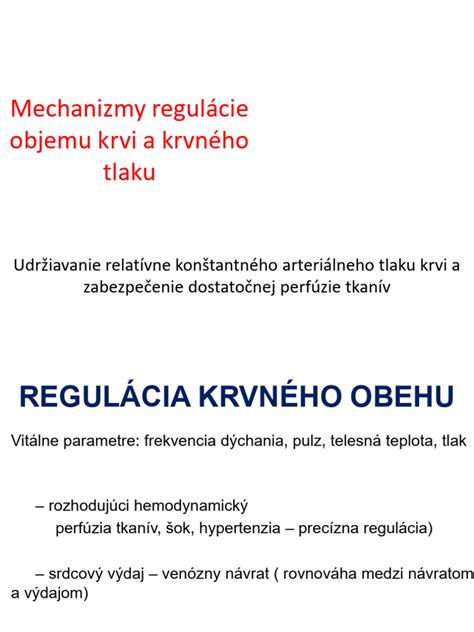 Porovnanie fetálneho a postnatálneho obehu krvi