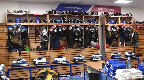 Hokejová šatňa v NHL
