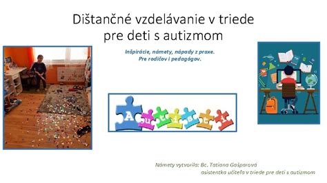 Rôzne typy terapií pre deti s autizmom