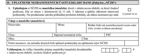 Doklady potrebné pre uplatnenie daňových úľav