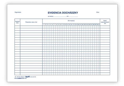 Evidencia pracovného času