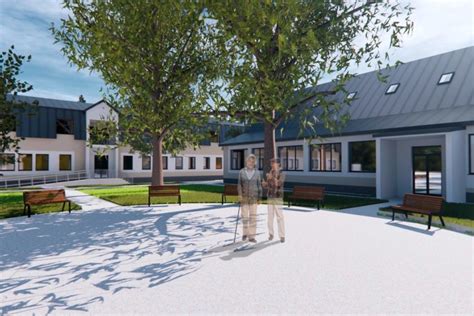 Vizualizácia moderného centra sociálnych služieb pre seniorov