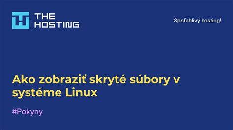 Ilustrácia: Ikony priečinkov v Linuxe s bodkou pred názvom
