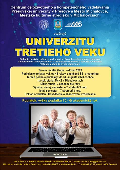 Promócie na Univerzite tretieho veku