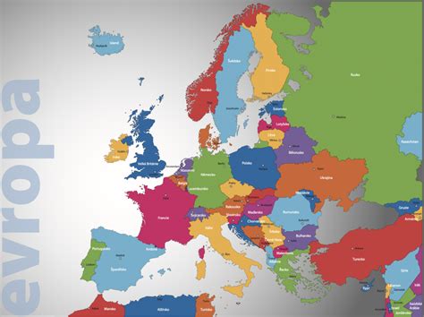 Mapa Európy s vyznačením krajín zapojených do jednotného preukazu ZŤP