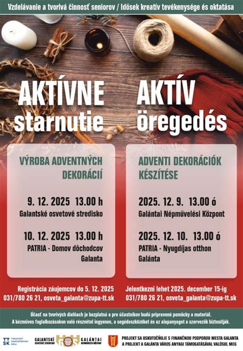 Aktívne starnutie seniorov