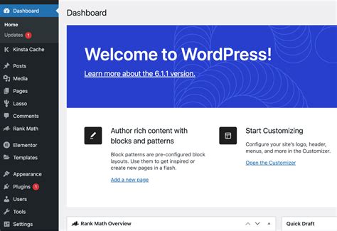 Administrácia WordPress