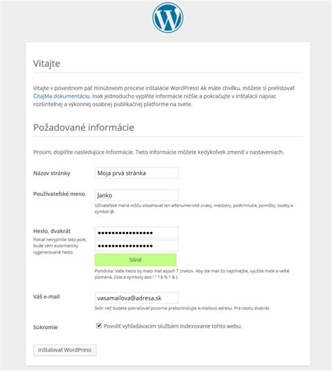 Sekcia príspěvkov v administrácii WordPress
