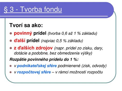 Graf: Tvorba sociálneho fondu (povinný vs. ďalší prídel)
