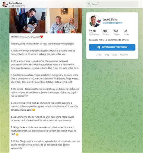 Ukážka príbehu na sociálnej sieti
