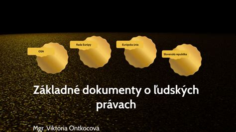 Medzinárodné dokumenty o ľudských právach