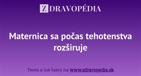Vývoj podnebia počas tehotenstva