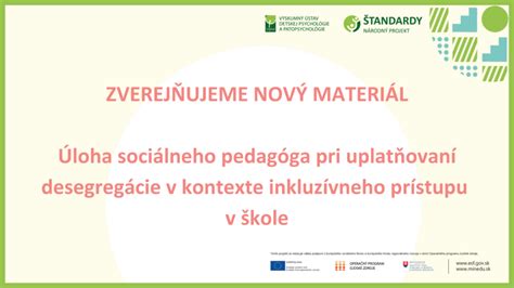 Úloha sociálneho pedagóga