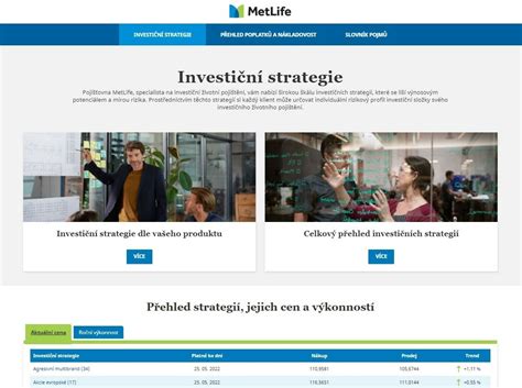 Screenshot webového portálu 