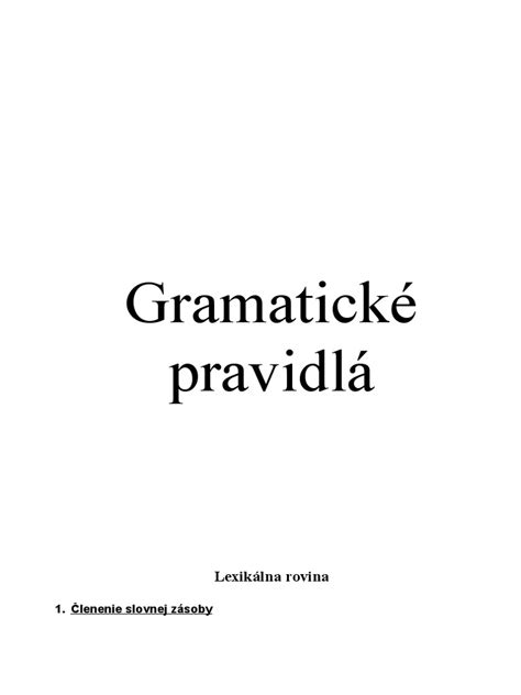 Gramatické pravidlá a tipy pre písanie