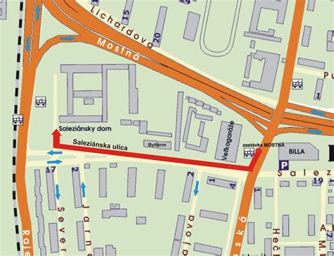Mapa pracovísk Vysokej školy zdravotníctva a sociálnej práce sv. Alžbety