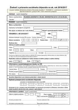 študenti píšu žiadosť o sociálne štipendium