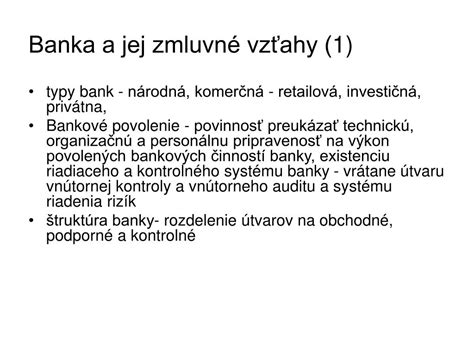Grafika: Rozdelenie bankových činností