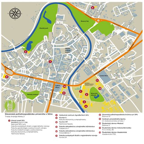 Mapa Mestského úradu v Nitre